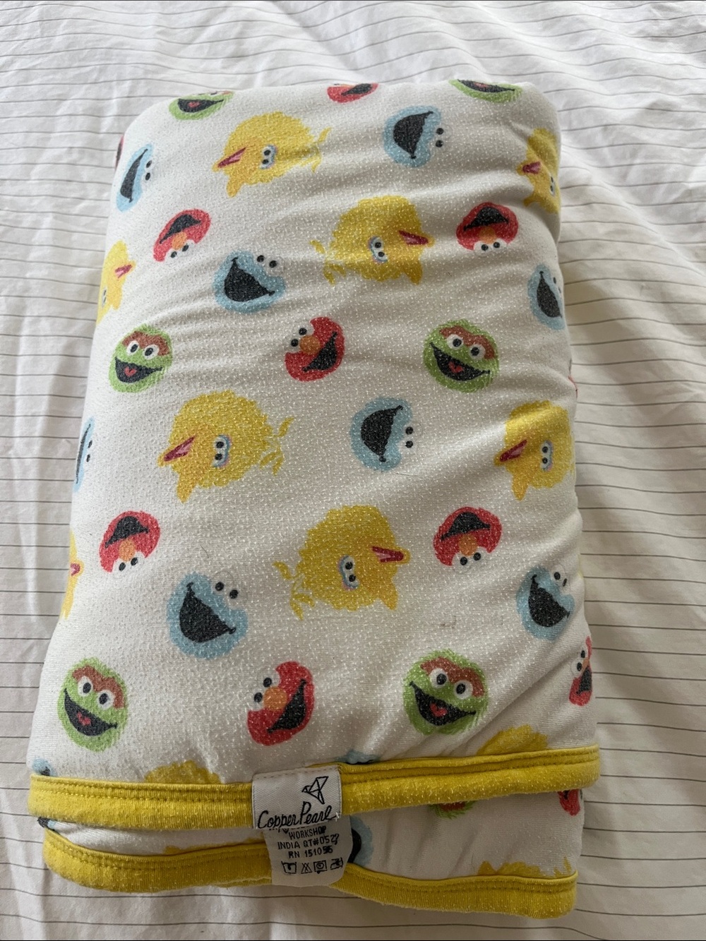 Copper Pearl 3 layer quilt Sesame Street